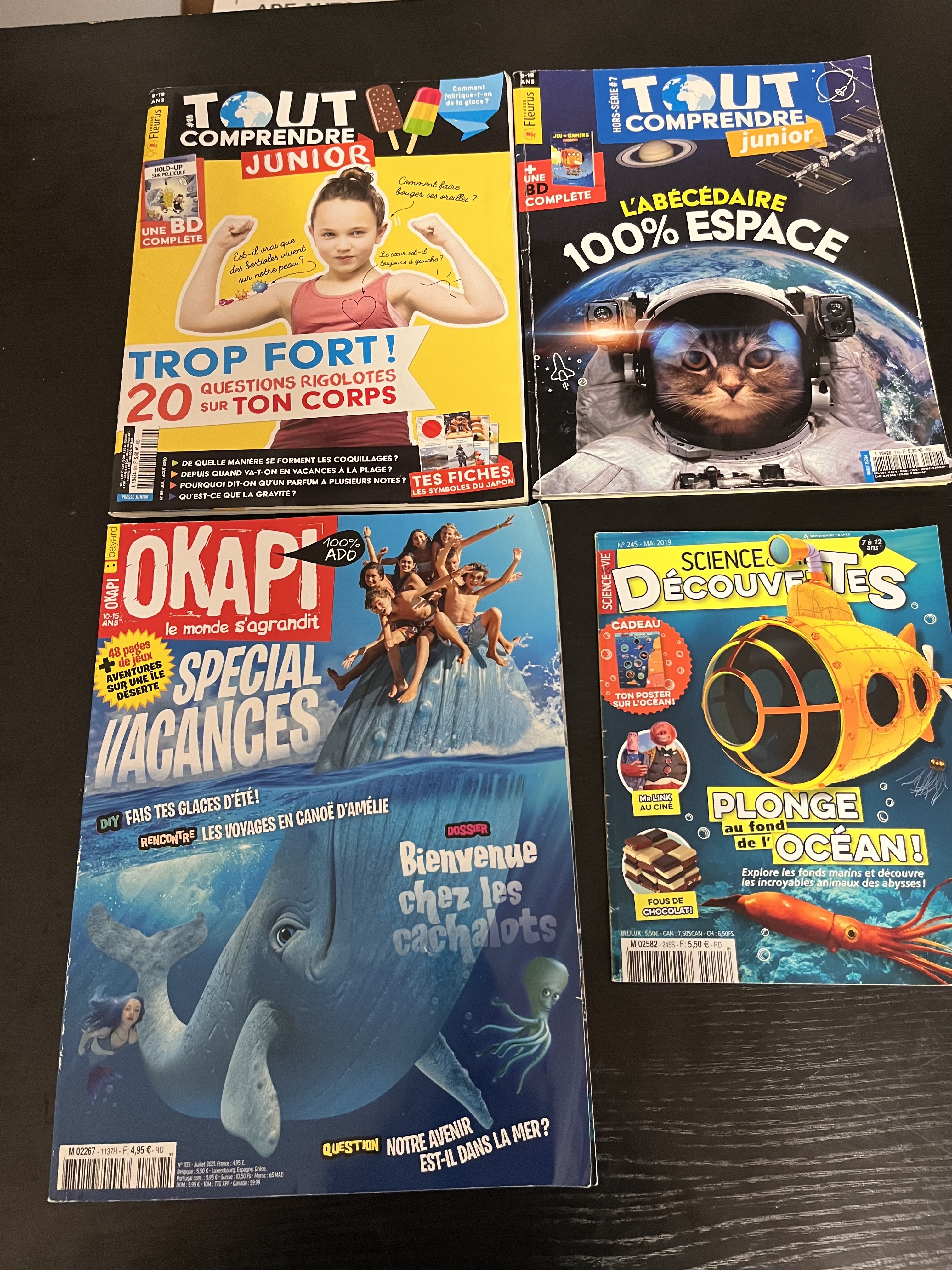 photo de Lot de 4 magazines Sciences