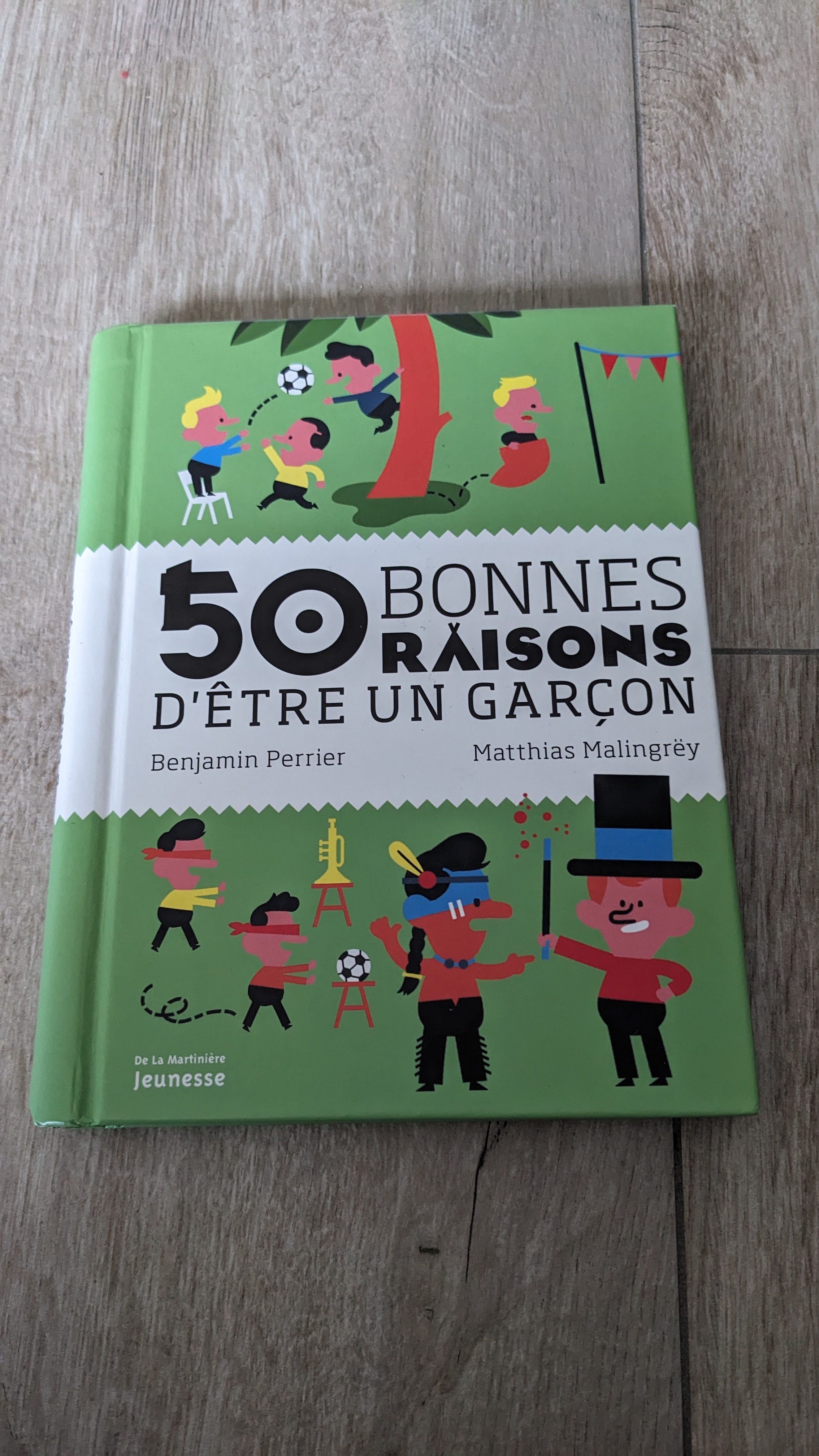 photo de Livre 50 bonnes raisons d être un garçon